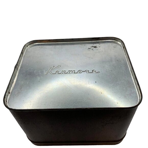 Vintage Kenmore Brown Stacking Kitchen Canister Set Of 2 - Coffee And Tea MCM‌‌‌ - Picture 15 of 15